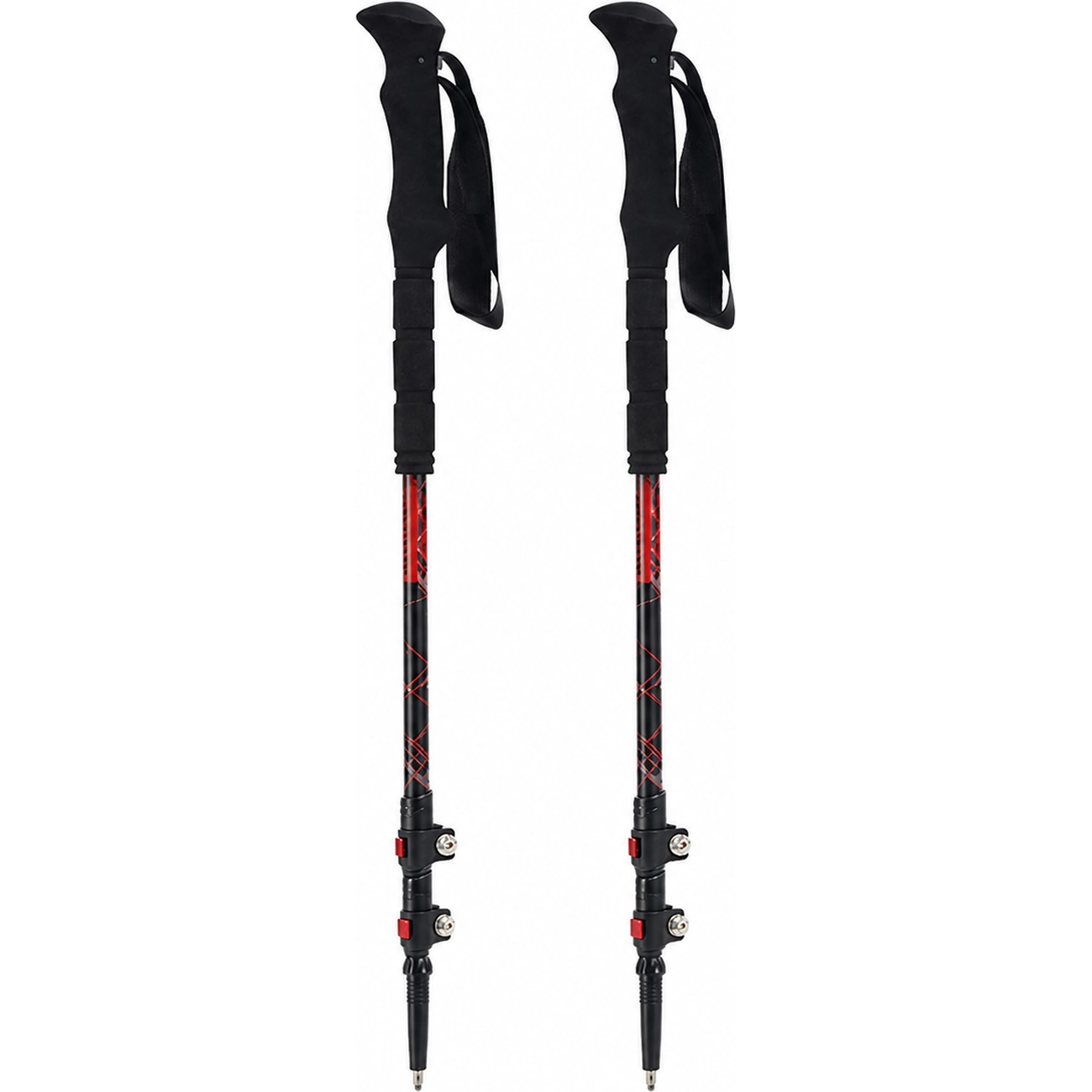 باتوم کوهنوردی دو کلیپسی اسنوهاک Snow Hawk مدل SN-T0111 پک 2 عددی