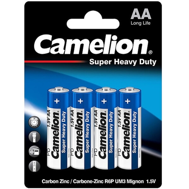 باتری قلمی فوق سنگین کملیون Super Heavy Duty (4 عددی)