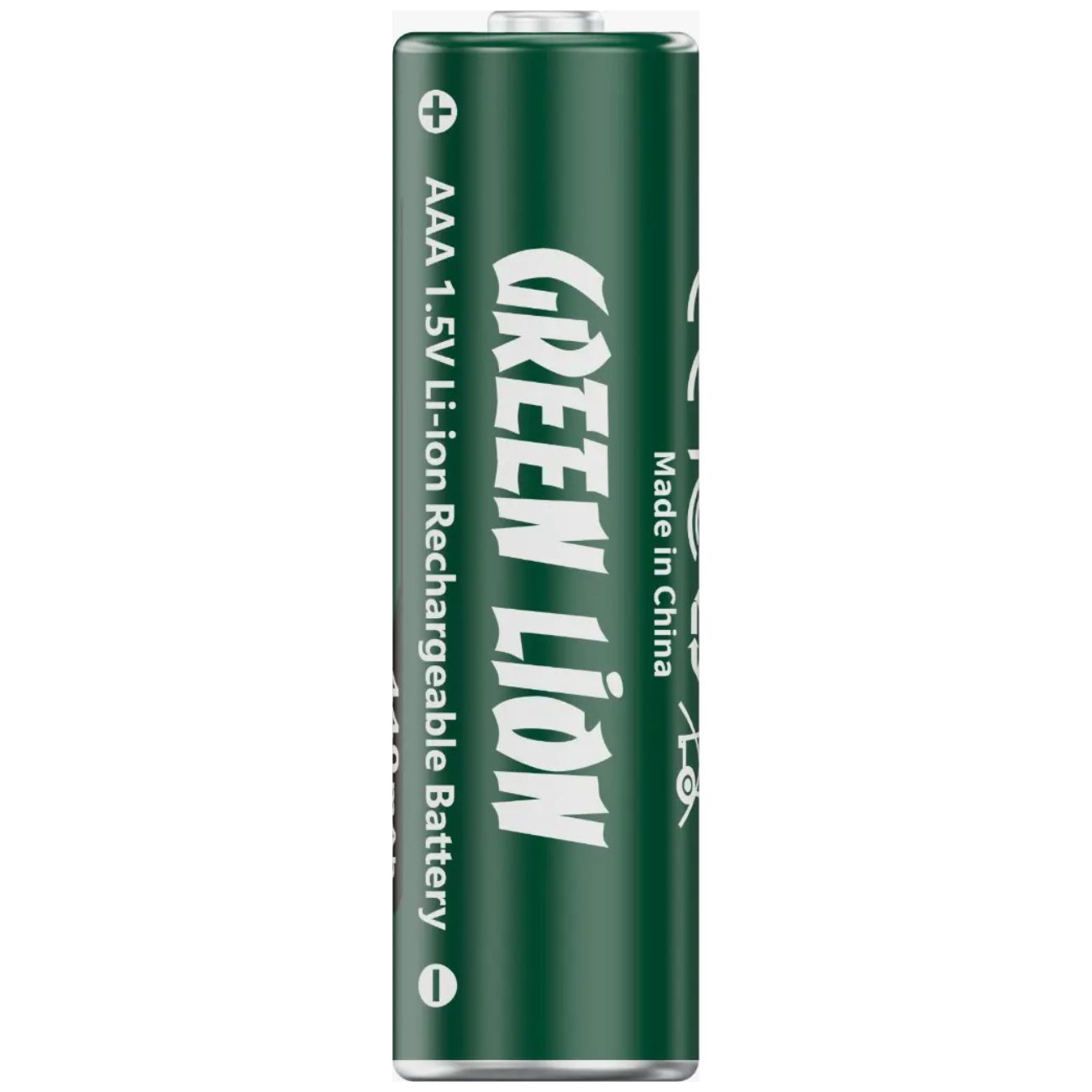 شارژر باتری نیم قلمی گرین لاین Green Lion مدل GRB-12 همراه 8 باتری AAA