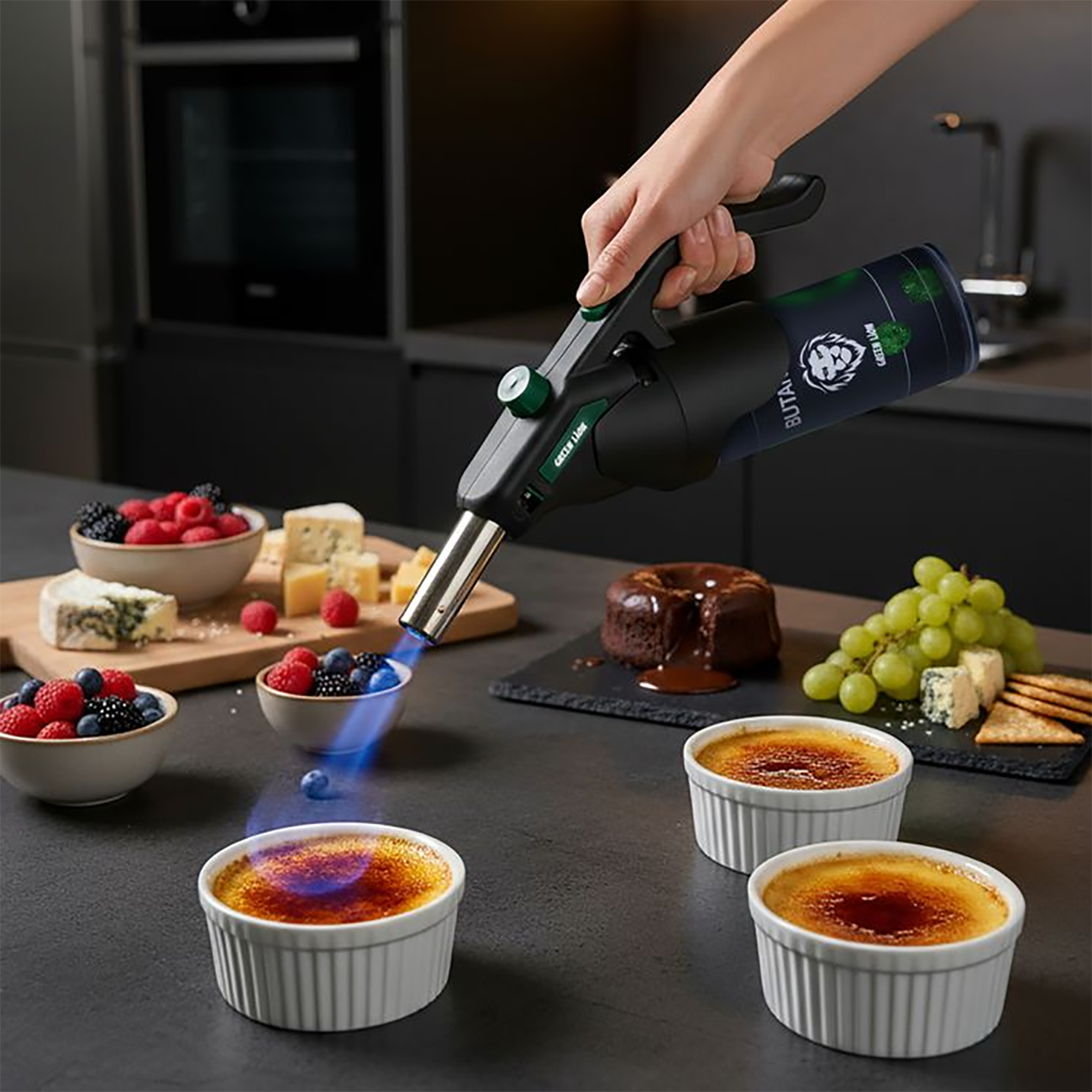 سر شعله فندکی کپسول گاز گرین لاین Green Lion مدل GTL52 ضدباد