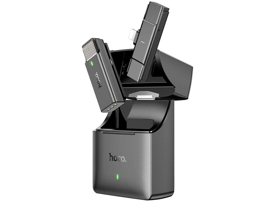 میکروفون لایتنینگ هوکو HOCO S31 Stream Wireless Microphone with Lightning Ports Receiver