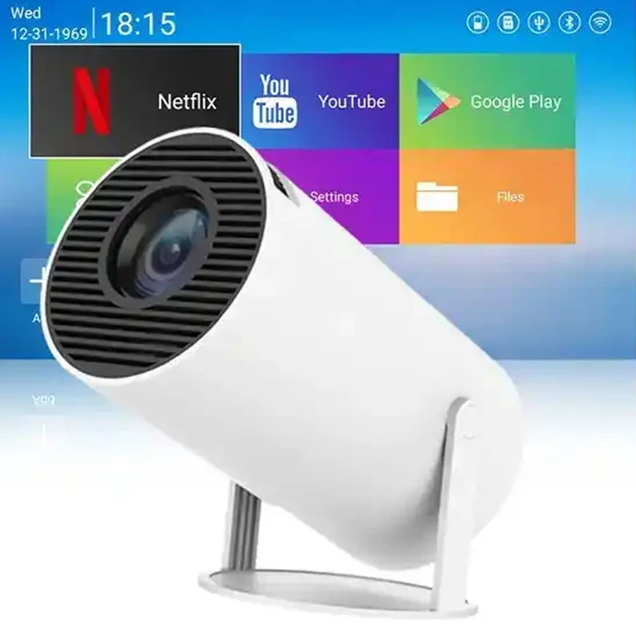 ویدئو پروژکتور مدل HY300 با نمایش تصویر تا 130 اینچ