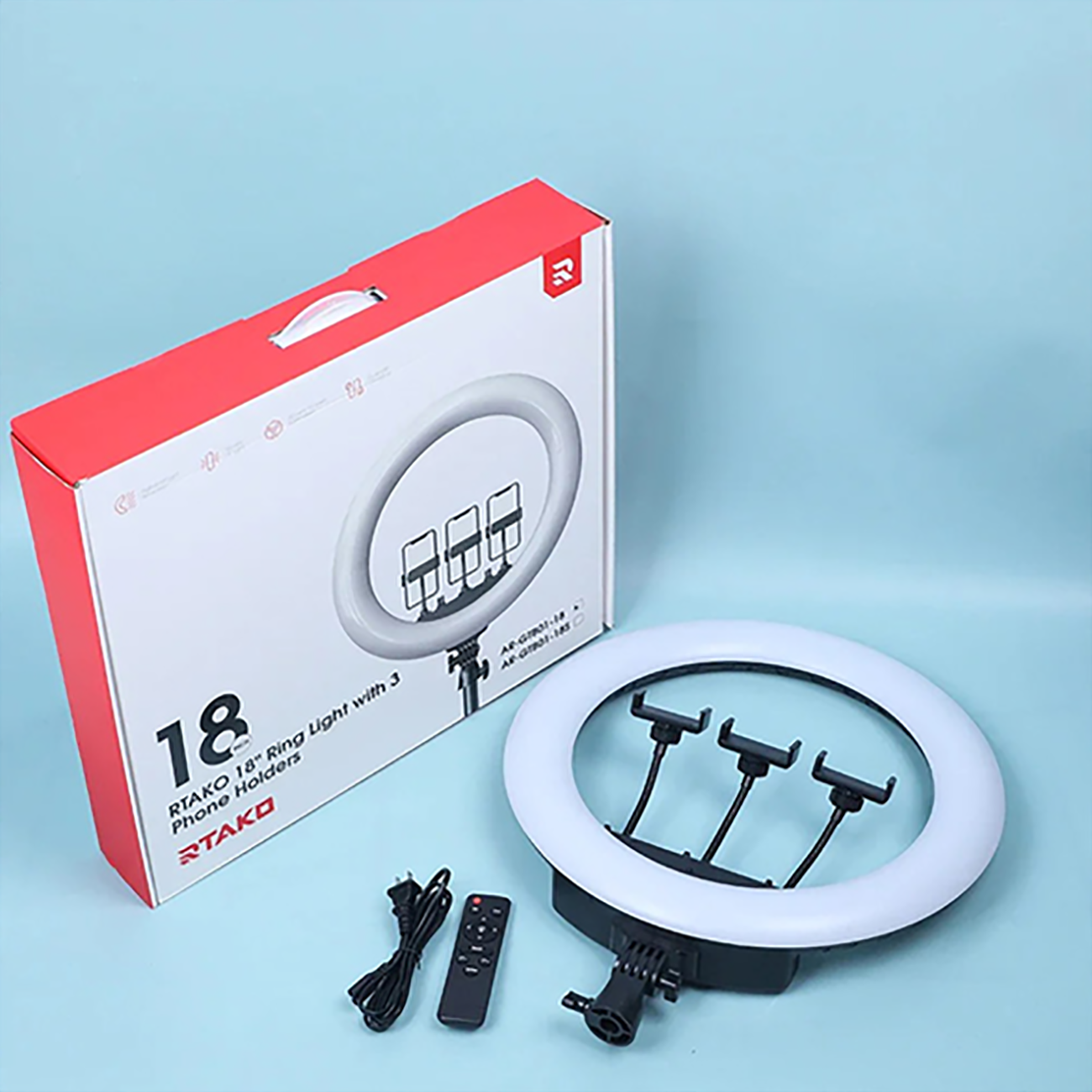 رینگ لایت 18 اینچ آرتاکو Rtako مدلAR-GTB01-18S توان 48 وات
