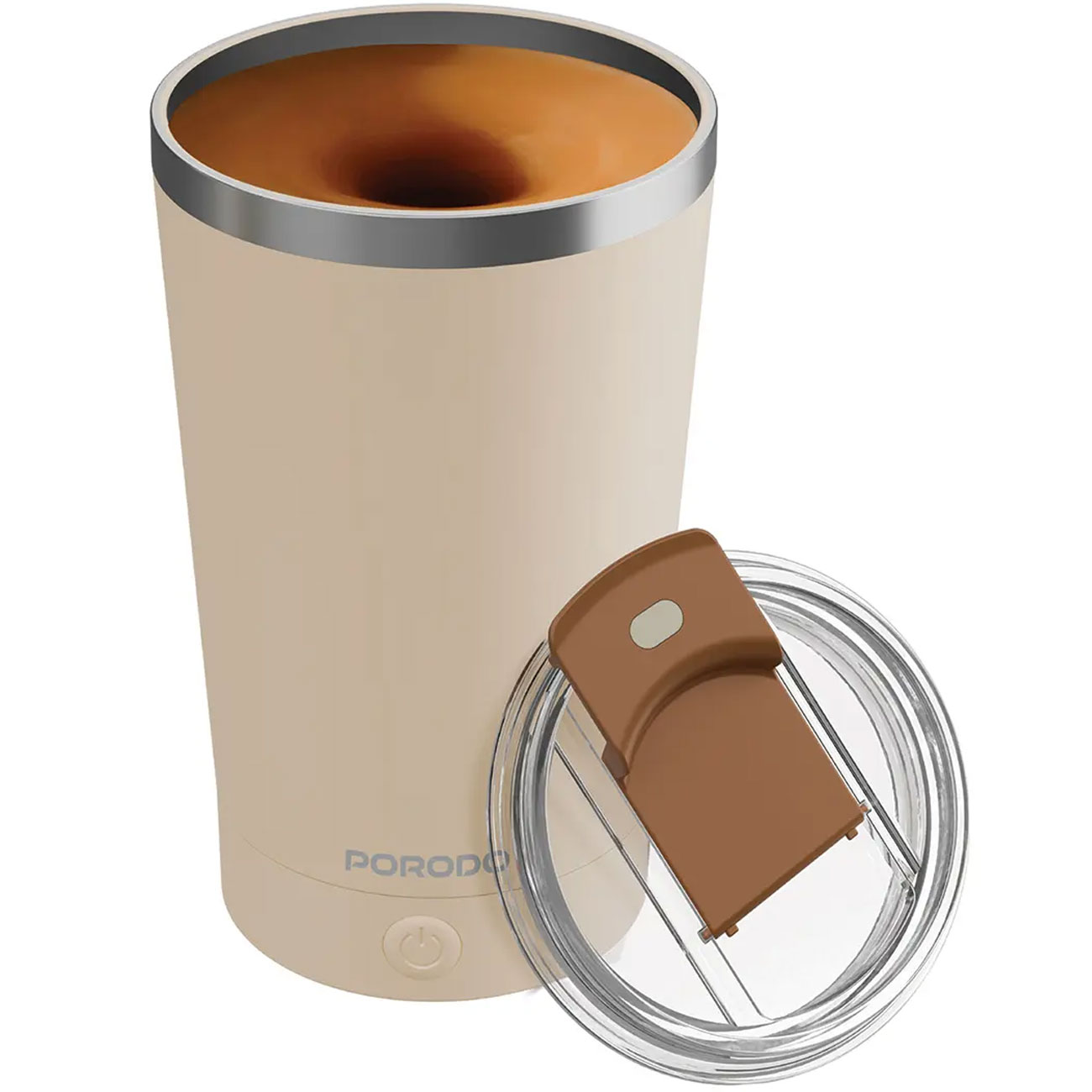ماگ همزن دار شارژی پرودو Porodo مدل PDSSMHQ168BL ظرفیت 400 میلی لیتر