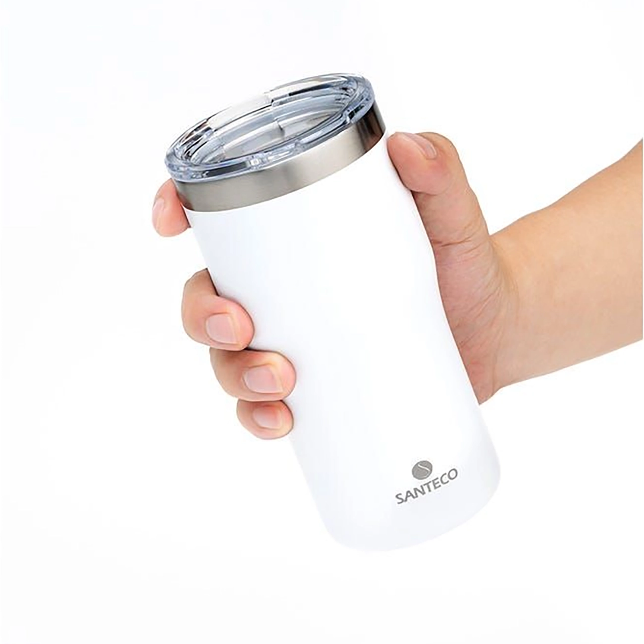 تراول ماگ دوجداره استیل سانتکو SANTECO مدل HE-500-25A ظرفیت 500ml