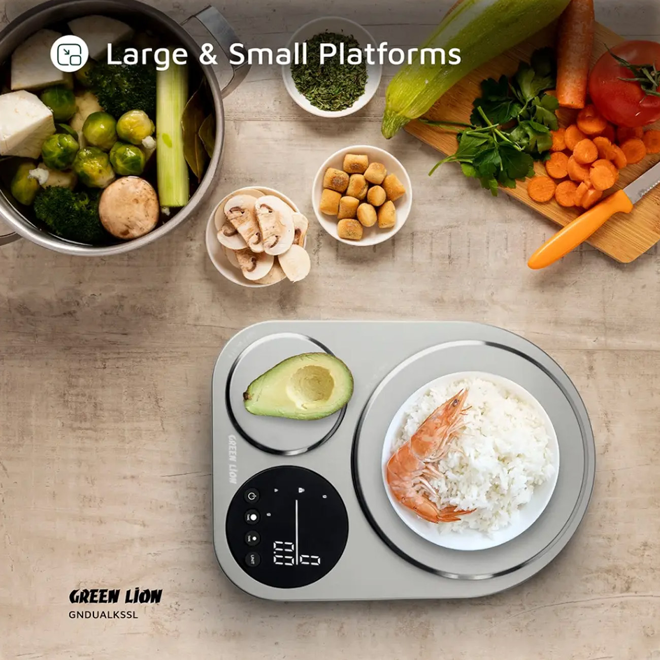 ترازو آشپزخانه گرین لاین Green Lion اصل مدل GL-SL1 دیجیتالی